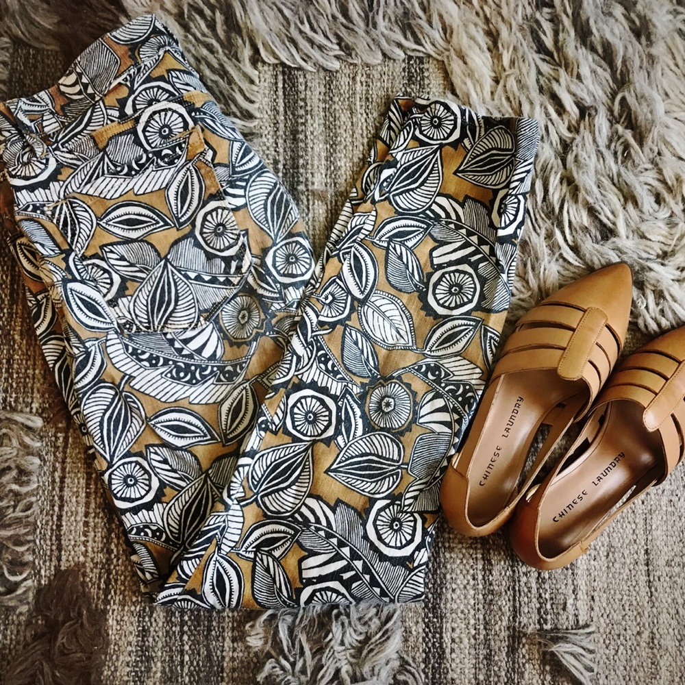 LOFT high waist funky skinny jeans